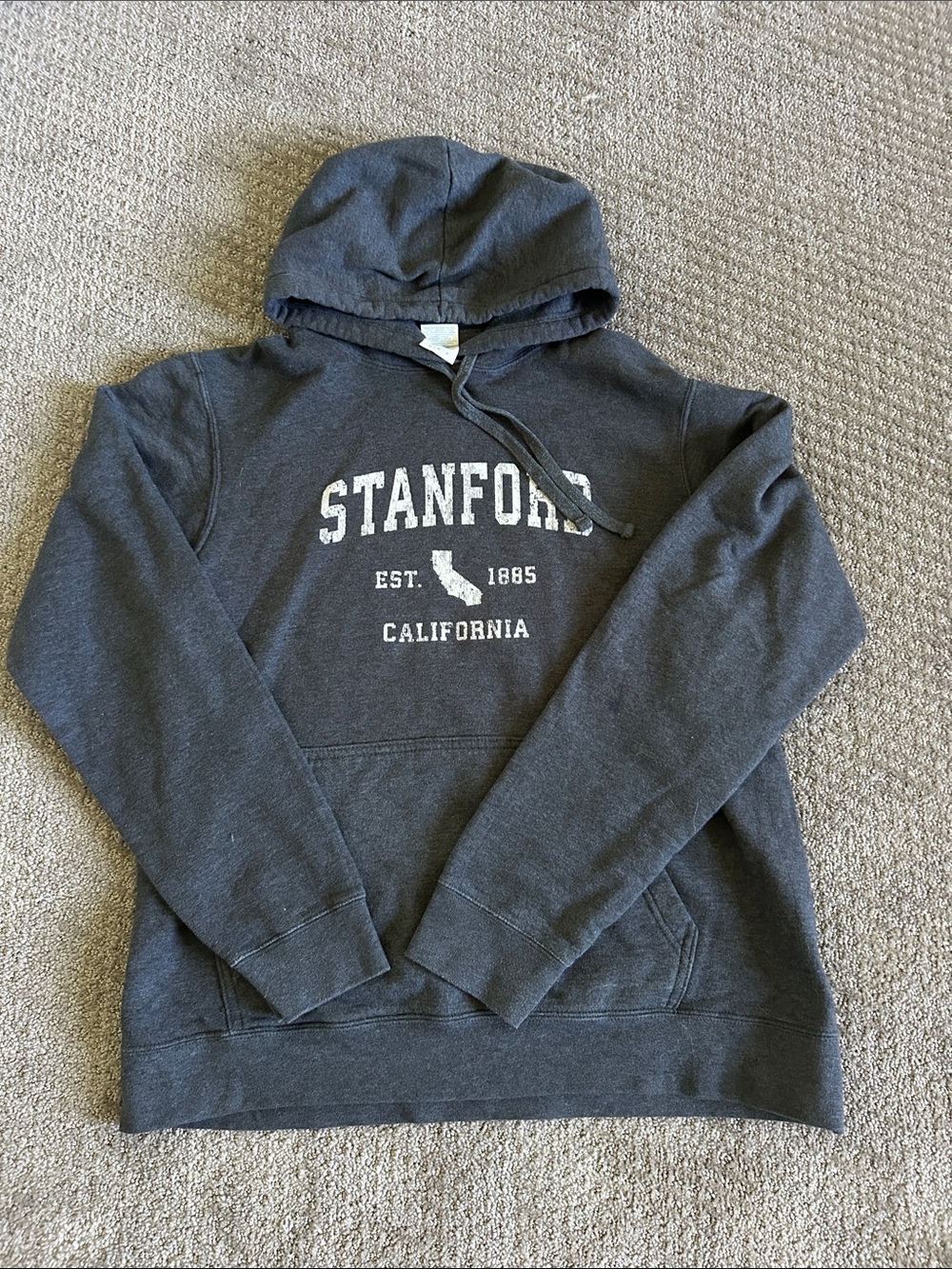 California Dark Gray Hoodie Sweatshirt